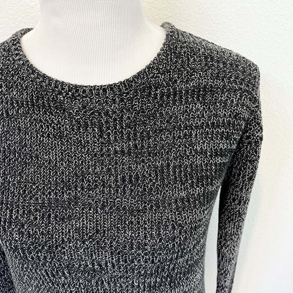 2x 100% Cotton Ribbed Knit Fisherman Sweater | Black/White, Cream/Black | F21 - Picture 5 of 16
